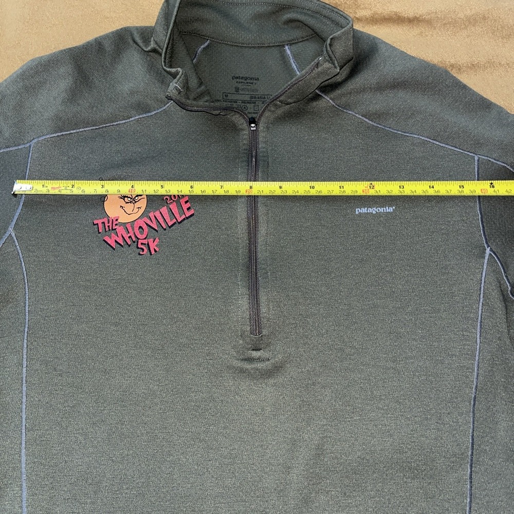 Vintage 2011 Patagonia universal SZ Medium 1/4 Zip Lightweight Runners Very Rare - Picture 12 of 16